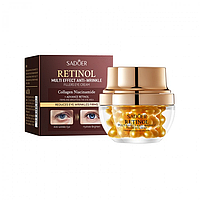 Антивіковий крем для шкіри навколо очей SADOER Retinol багатофункціональний, зміцнювальний 35 г