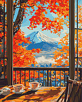 Картина за номерами Brushme Осінній ранок з видом на гори 40х50см BS54392