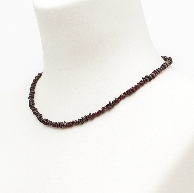 Гранат альмандин поліровані сколи намисто, 0560ОГ, фото 1