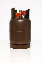 Міні газовий балон 2 л для пропану з вентилем W21.8 мм (ліва різьба)