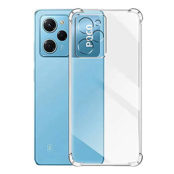 TPU чохол GETMAN Ease посилені кути Full Camera для Xiaomi Poco X5 Pro 5G