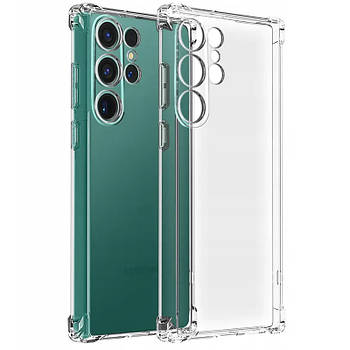 TPU чохол GETMAN Ease посилені кути Full Camera для Samsung Galaxy S22 Ultra