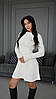 Базова жіноча міні сукня трикотажна з довгими рукавами Smof9474, фото 10