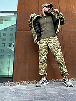 Військовий комплект чоловічий піксель куртка та брюки ріпстоп футболка тактичний одяг військовий костюм