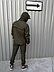 Тактичний комплект чоловічої хакі анорак-ветровка з липучкою брюки костюм для військових тактичний - фото 10 - id-p2736618333