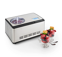 Мороженица Klarstein Dolce Bacio XL формат (2 л), 180 Вт, анодированный термоконтейнер, LCD дисплей, таймер