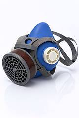 Респіратор напівмаска з вугільним фільтром A1 – захист від органічних газів, розчинників, парів