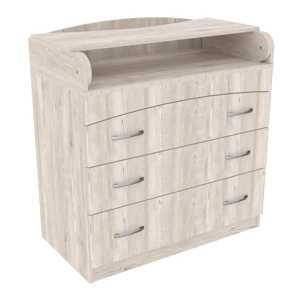 Комод пеленальний №2, Самоа Димчастий, 864/465/916