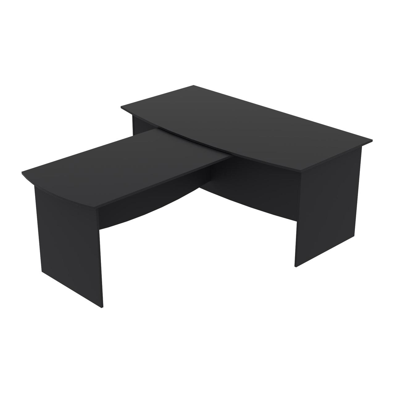 Стіл для переговорів Лідер, Антрацит, 1800/2220/760