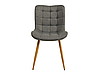 Стілець М-76 тканина попільний + дуб TM Vetro Mebel, фото 9
