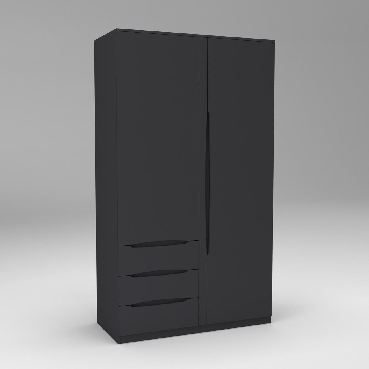 Шафа Дельта 1, Антрацит, 1200х550х2100, фото 1