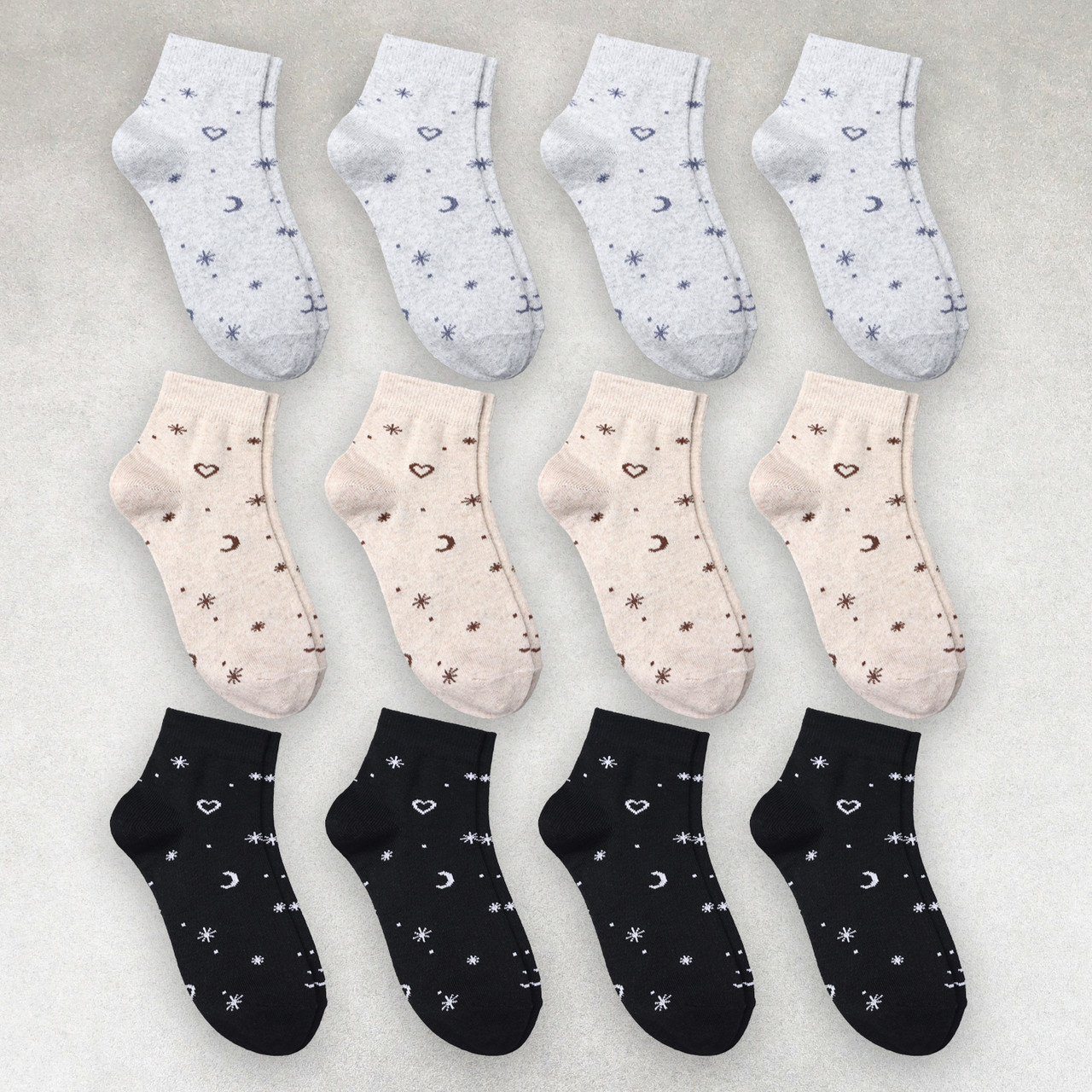 Шкарпетки жіночі 12 пар середньої висоти розмір 36-40 арт. 311.12, фото 1