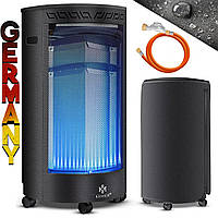 Інфрачервоний газовий обігрівач KESSER 4200W 41 x 73 x 46см чорний Німеччина