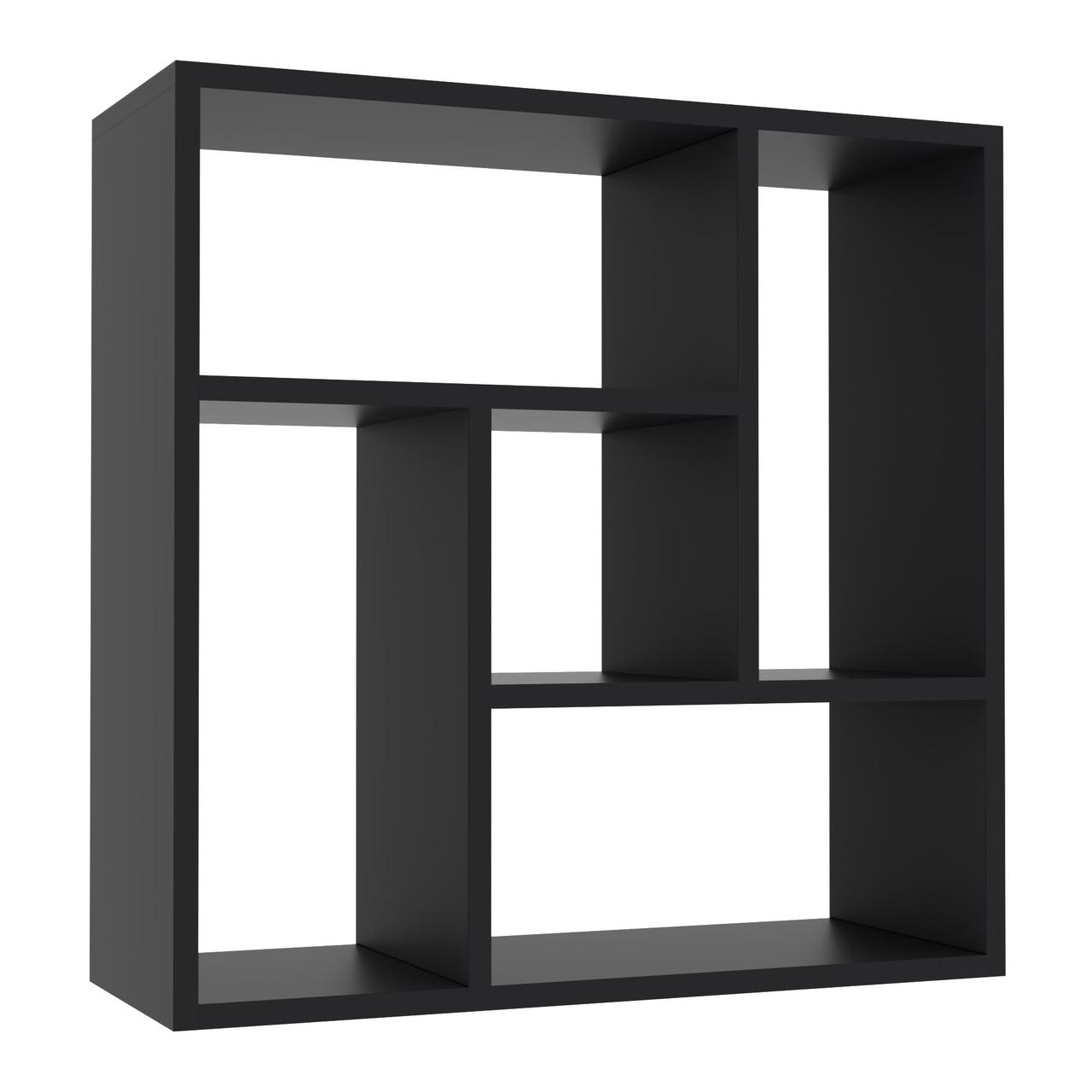 Полиця навісна П-3 Антрацит 61х23х61 см