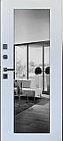 Двері вхідні TEHNO DVERI Еліт плюс Кристал з дзеркалом 960х2050 Антрацит/Білий супермат, фото 9
