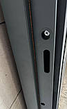 Двері вхідні TEHNO DVERI Еліт плюс Афіна фарбований МДФ вулиця 960х2050 Антрацит, фото 8