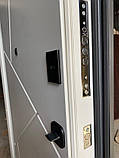 Двері вхідні TEHNO DVERI Еліт плюс 4К Стиль квартира 960х2040 Кварцит/Білий супермат, фото 5