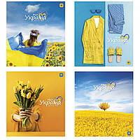 Зошит загальний, 60 аркушів, у клітинку, УФ-лак. У наборі 10 шт. 03191 / ШКОЛЯРИК
