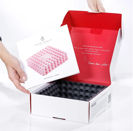 Форма-молд силіконова фабрична Spheres Cake, фото 2