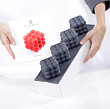 Форма-молд силіконова фабрична Spheres small cakes, фото 3