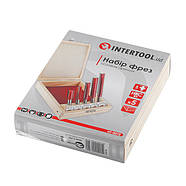 Набір фрез пазових прямих, 5 шт. INTERTOOL HT-0075, фото 6