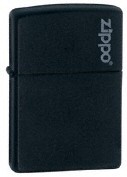 Запальничка ZIPPO 218ZL w/ZIPPO LOGO BLACK MATTE