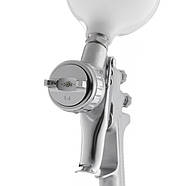 Фарбопульт пневматичний LVMP, професійний, форсунка: 1,4 мм, верхній пластиковий бачок: 600 мл, 2 бар, фото 2