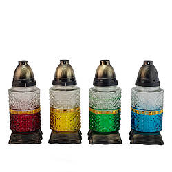 Лампадка скляна 36 годин Кришталь з стрічкою 36-14