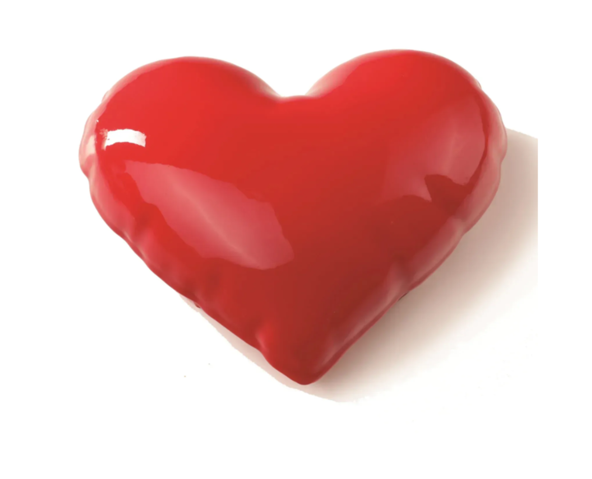 Форма-молд силіконова фабрична Balloon Heart cake