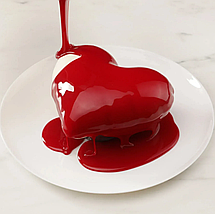 Форма-молд силіконова фабрична Balloon Heart cake, фото 4