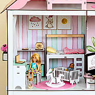 "Дитяча New" набір лялькових меблів NestWood для Барбі біло-м'ятна, фото 10