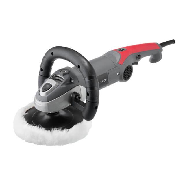 Машина полірувальна, 1,4 кВт, 1000-3000 об/хв, 180 мм INTERTOOL DT-0280, фото 1