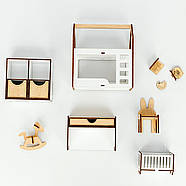 "Дитяча Еко" набір лялькових меблів NestWood для Барбі, фото 8