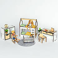 "Дитяча Еко" набір лялькових меблів NestWood для Барбі, фото 2