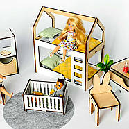 "Дитяча Еко" набір лялькових меблів NestWood для Барбі, фото 5