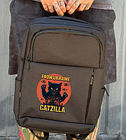 Рюкзак. Портфель для подорожей та навчання. Рюкзак Catzilla. Рюкзак Кот-зілла