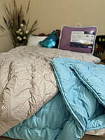 Ковдра 4 сезони на кнопках євро 195*215 см різні кольори