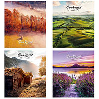 Зошит загальний, 36 аркушів, у лінію, УФ-лак. У наборі 20 шт. 03125 / ШКОЛЯРИК