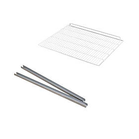 Направляючі для ґрат + решітка з пластиковим покриттям GN2/1 для столу Atelier (комплект)