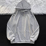 Базове худі жіноче з кишенею кенгуру та капюшоном двонитка 42-46 48-52, фото 4