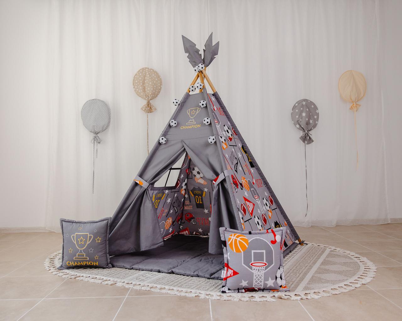 Вігвам в дитячу для хлопчика Чемпіон, фото 1