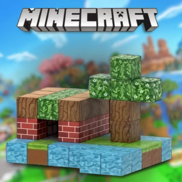Конструктор магнітний Minecraft Magnetic Cube «Джунглі Амазонки» 48 кубики, фото 1