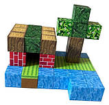 Конструктор магнітний Minecraft Magnetic Cube «Джунглі Амазонки» 48 кубики, фото 9