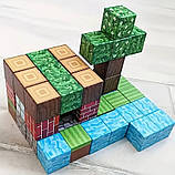 Конструктор магнітний Minecraft Magnetic Cube «Джунглі Амазонки» 48 кубики, фото 10