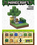 Конструктор магнітний Minecraft Magnetic Cube «Маленький ліс» 48 кубики, фото 8