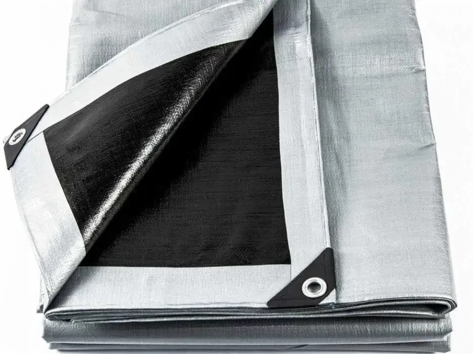 Тент 200г/м2  3х5м  сіро-чорний MasterTool тент для накриття