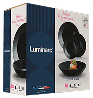 Сервіз Luminarc Zelie Black V3894 18 предметів, фото 4