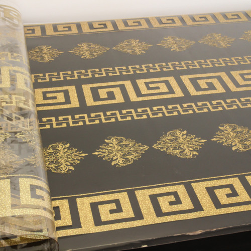 М'яке скло на стіл з золотим лазерним малюнком