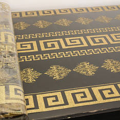 М'яке скло на стіл з золотим лазерним малюнком