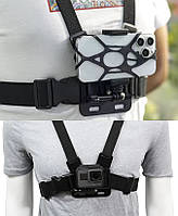 Набір кріплень 6 предметів на груди для телефона та екшн-камери Go Pro SJCAM EKEN Axnen